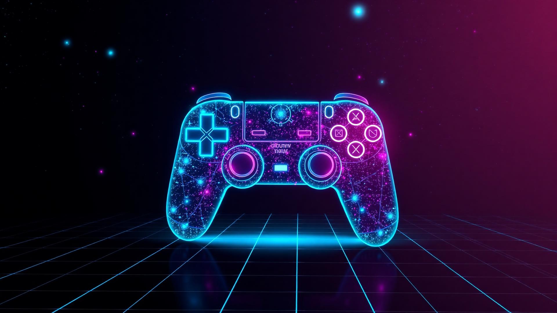 Holographic gaming universe visualization